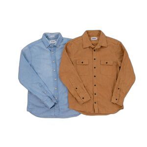 Taylor Stitch The Jack & The Yosemite Flannel Bundle Mens Size 36/XS Blue Brown